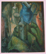 1946_350.Zátiší s modrým džbánem,olej,plátno 1946,olej,plátno,54x64cm,Foto Jiří Bartošek, 001
