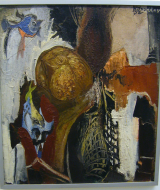 1958_024.Rybičky,67,5 x 59,5cm,1958,olej-lepenka,NG Praha,026